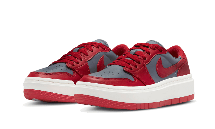 Air Jordan 1 Low Elevate Dark Grey Varsity Red