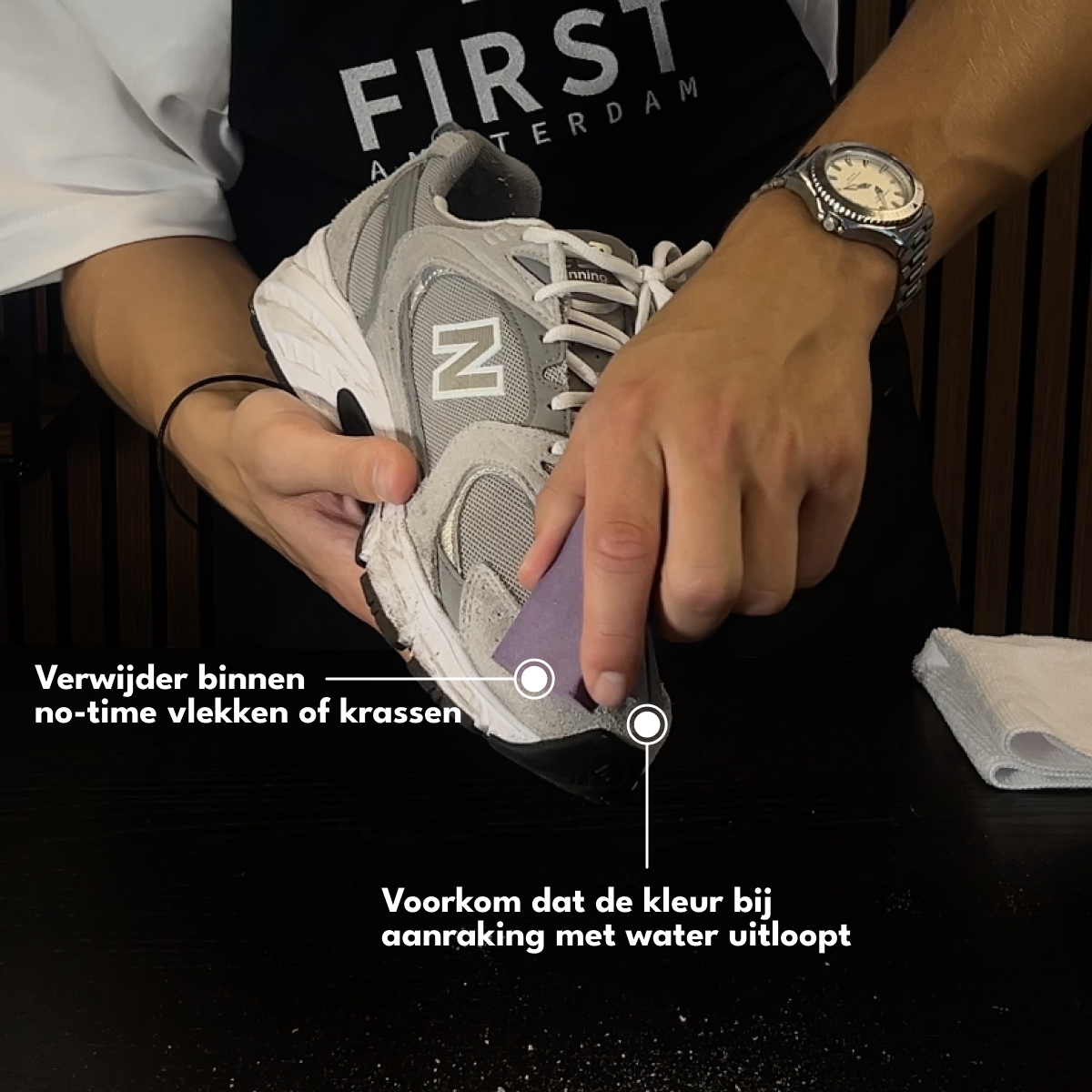 Suède & Nubuck Gum | Verwijder Vlekken en Verminder Krassen