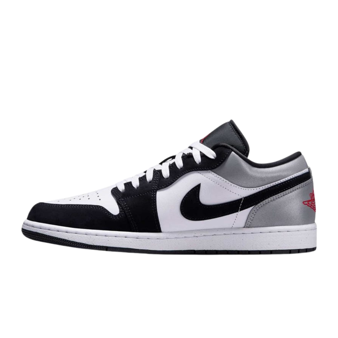 Jordan 1 Low SE White Fire Red Black Matte Silver