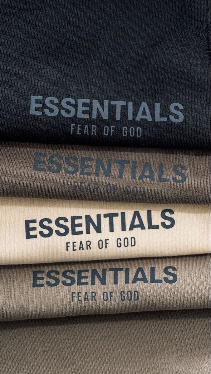 Fear of God Essentials Off Black Korte Broek