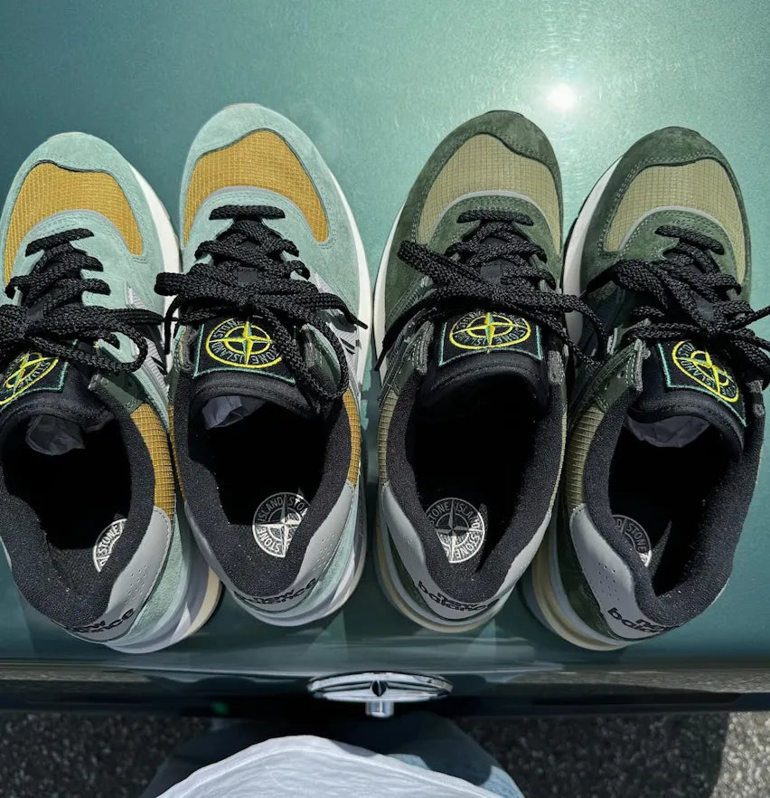 New Balance 574 X Stone Island Legacy Dark Green