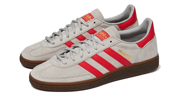 Adidas Handball Spezial Grey Two Hi-Res Red