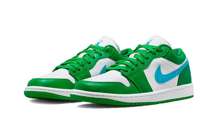 Air Jordan 1 Low Lucky Green Aquatone