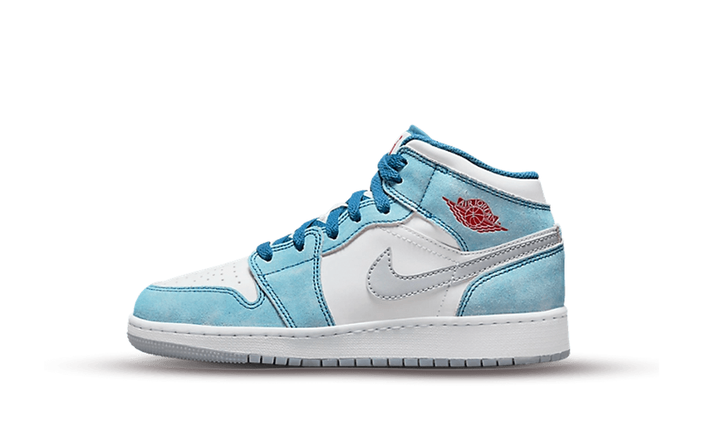 Nike Air Jordan 1 Mid French Blue Light Steel