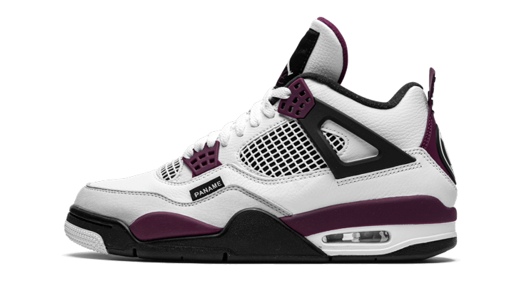 Air Jordan 4 PSG Neutral Grey Bordeaux