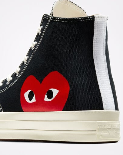 Converse Chuck Taylor All Star 70 Hi Comme des Garcons PLAY Black