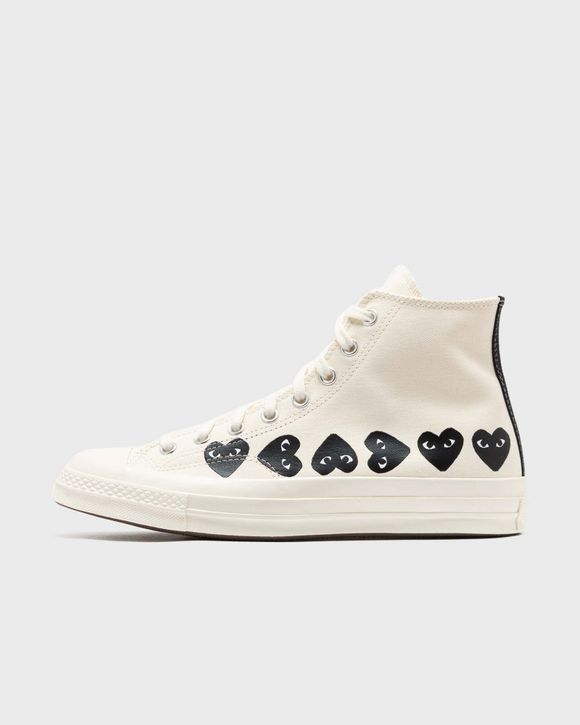 Converse Chuck Taylor All Star 70 Hi Comme des Garcons PLAY Multi-Heart Milk