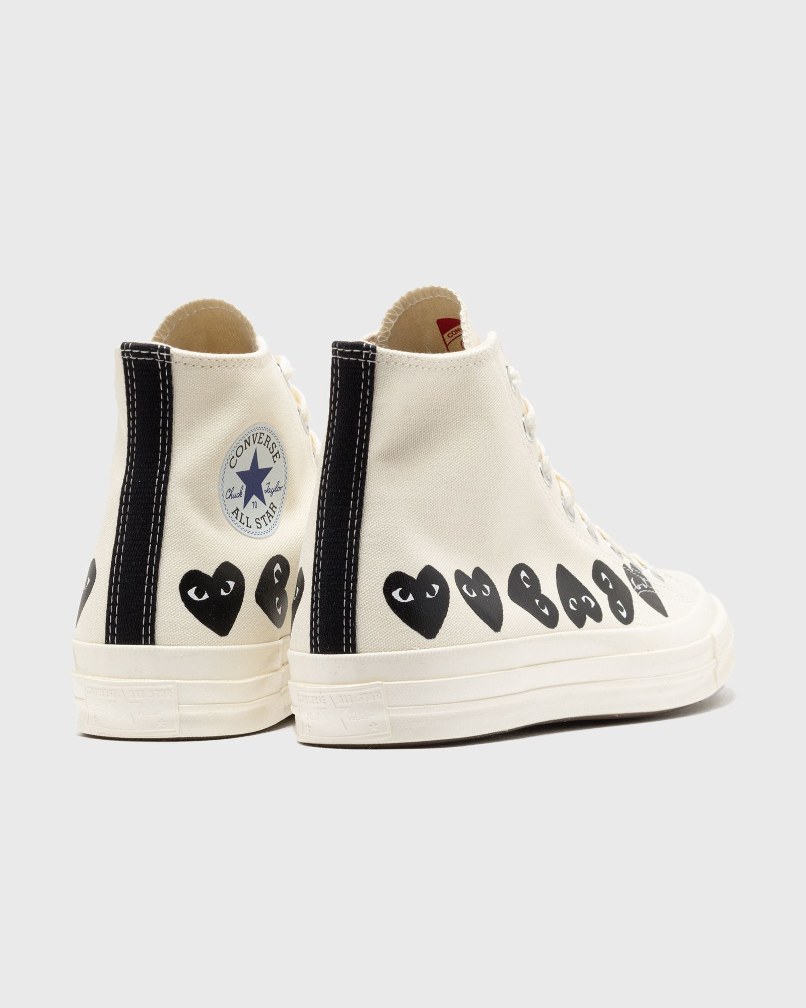 Converse Chuck Taylor All Star 70 Hi Comme des Garcons PLAY Multi-Heart Milk