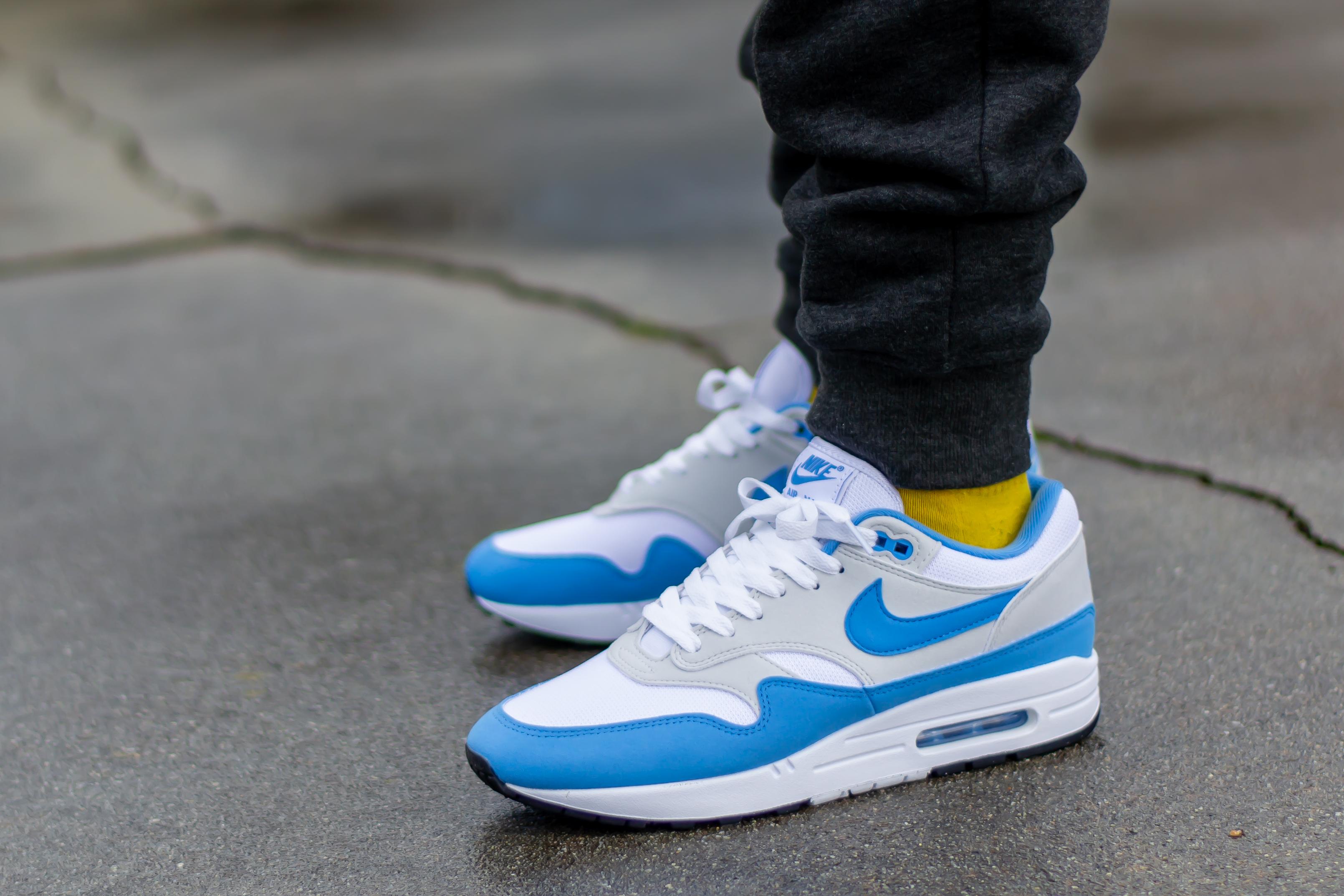 Nike Air Max 1 White University Blue